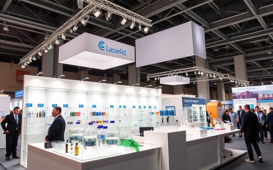 Borox stand at a laboratory trade fair