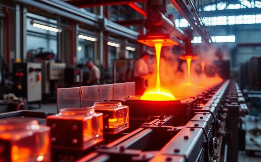 Borosilicate glass production line